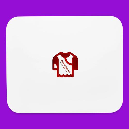 Kenada Logo white spray - Mouse pad Horizontal