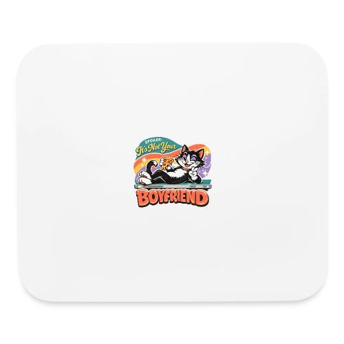 Sassy Cat Pride Pizza Retro Comic - Mouse pad Horizontal