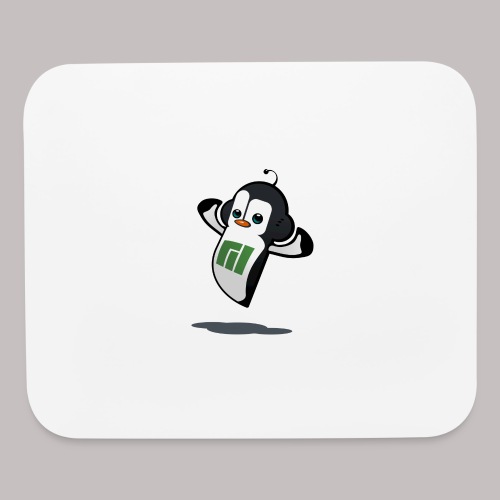 Manjaro Mascot strong left - Mouse pad Horizontal