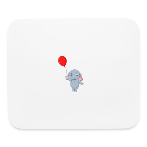 Baby Elephant Holding A Balloon - Mouse pad Horizontal