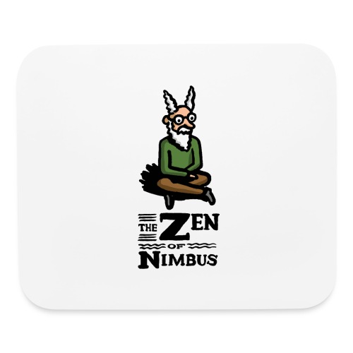 Nimbus character in color and logo vertical - Mouse pad Horizontal