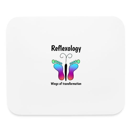 Reflexology is Butterfly Wings of Transformation - Mouse pad Horizontal
