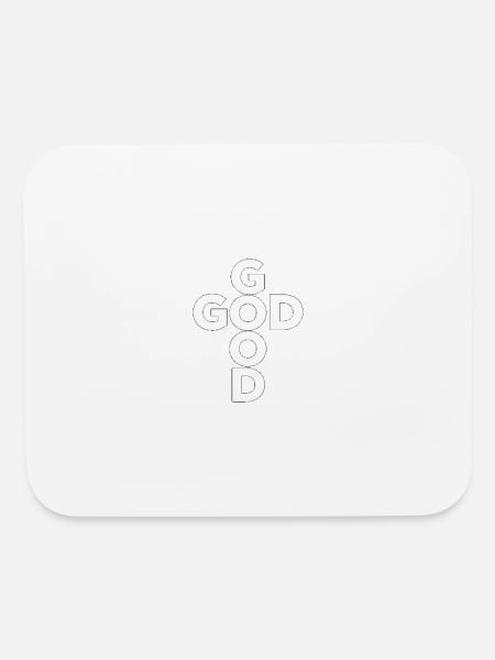 God is good - Mouse pad Horizontal - white - Front