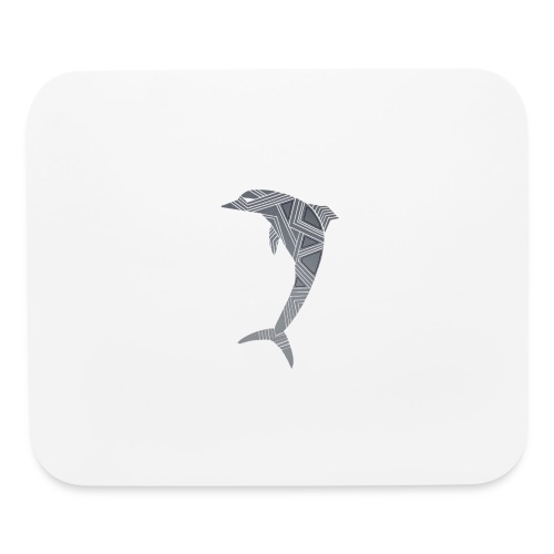 dolphin art deco - Mouse pad Horizontal