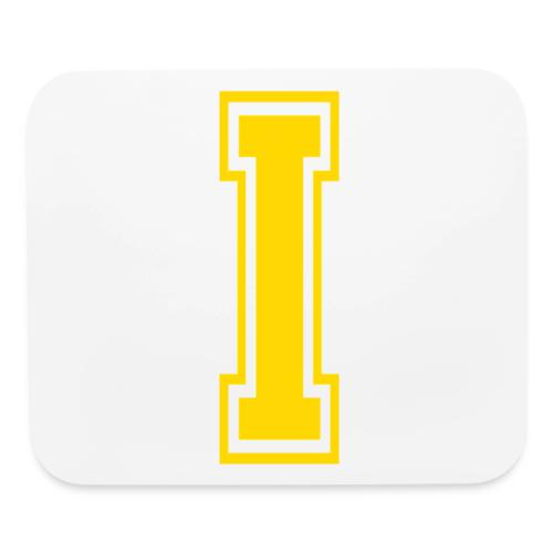 Letter I – Capital Athletic Alphabet Monogram - Mouse pad Horizontal