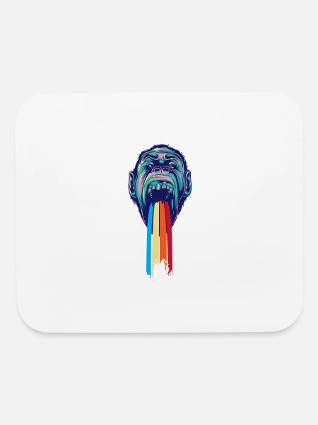 Gorilla - Mouse pad Horizontal - white