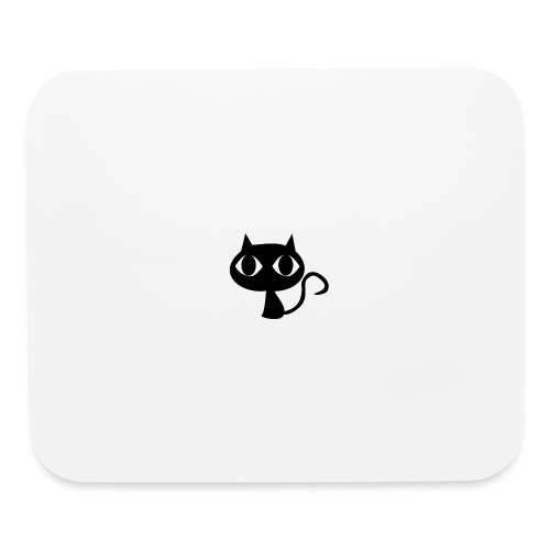 Black Cat Print - Mouse pad Horizontal