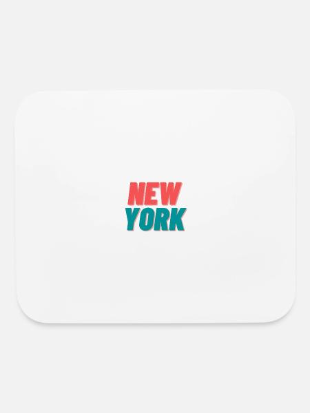 new york - Mouse pad Horizontal - white - Front