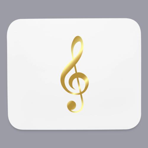 G CLEF - GOLD DESIGN - Mouse pad Horizontal
