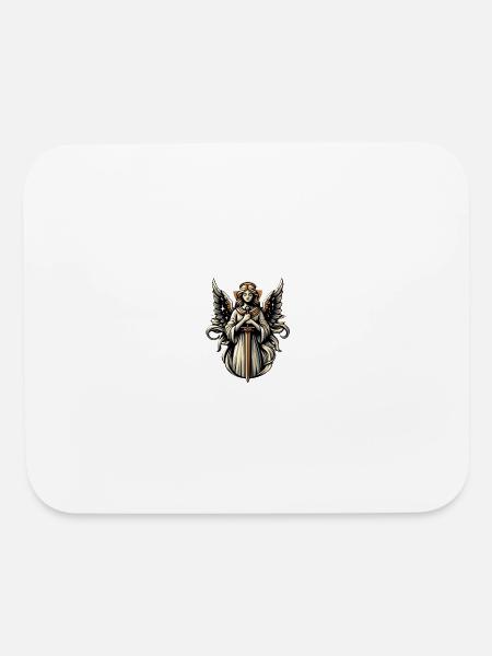 Guardian Angel - Mouse pad Horizontal - white - Front