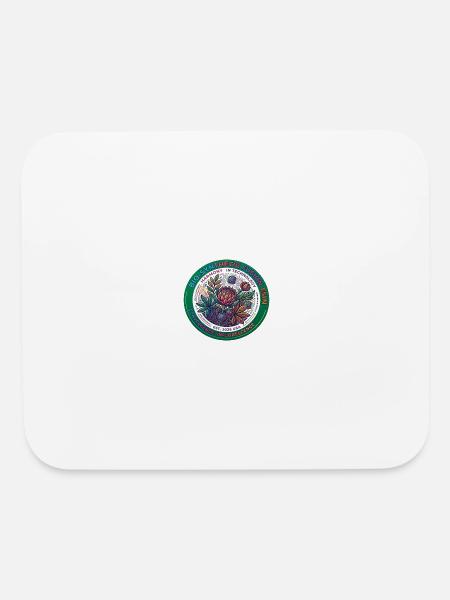 Bio Synthetic Fusion Inflorescence - Mouse pad Horizontal - white - Front