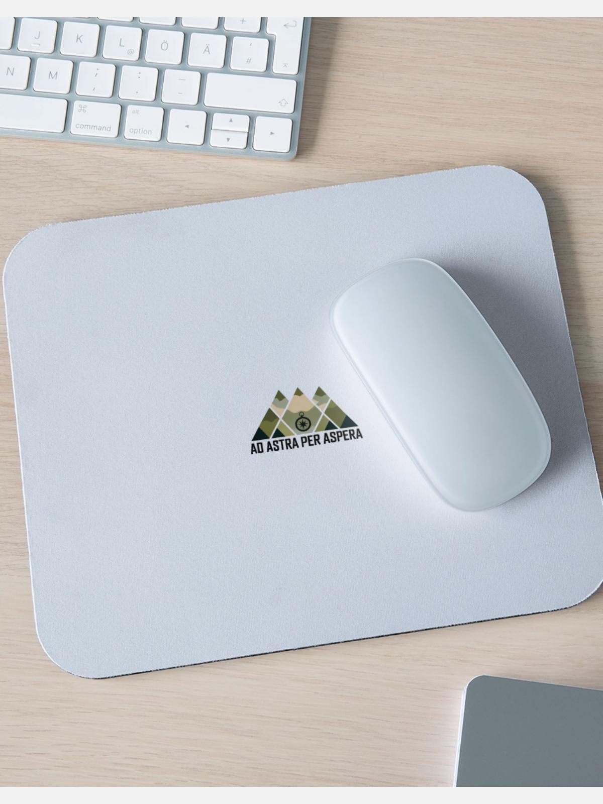 Astral Peaks Compass - Mouse pad Horizontal - white - Front